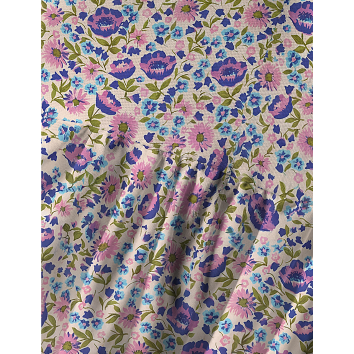 Lavender Bloom Spaghetti Strap Mini Dress