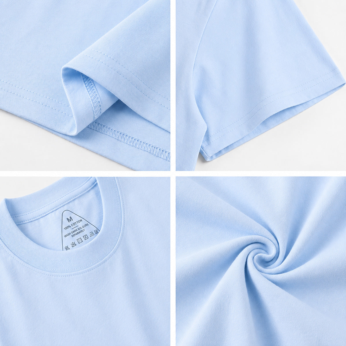 Wildflower Meadow Stitch Print Crew Neck Cotton Tee