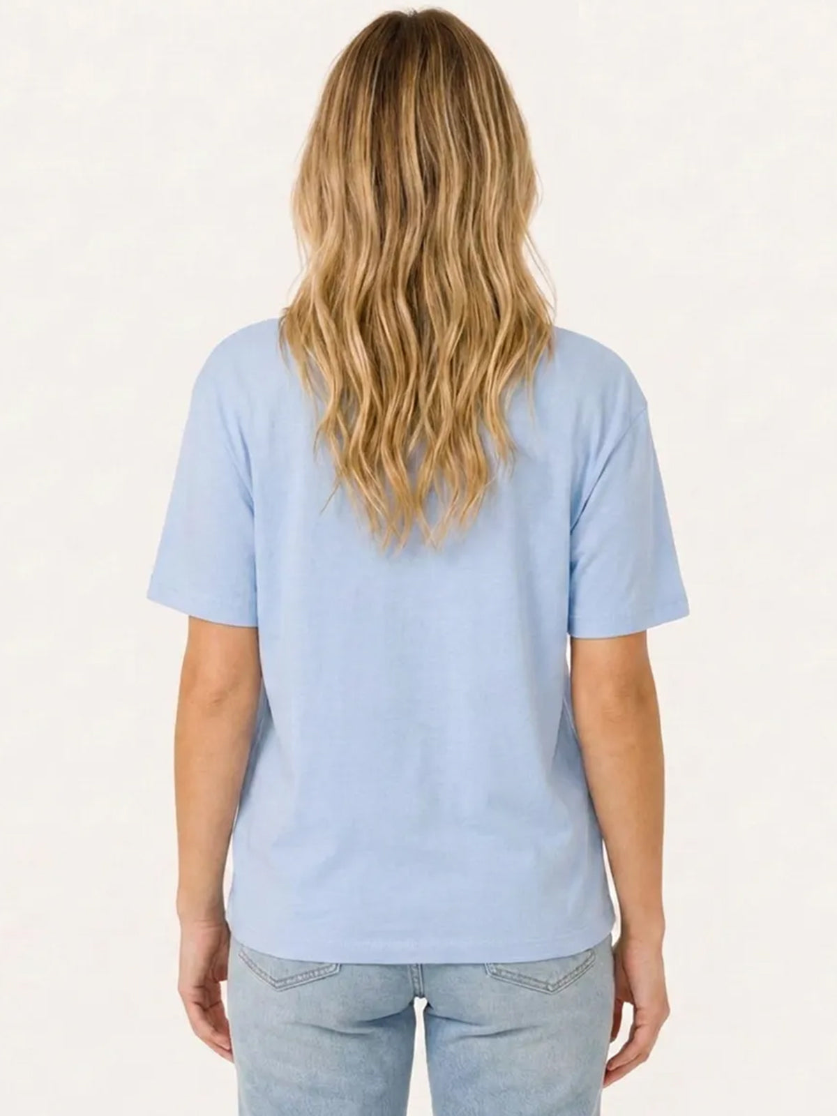 Duck Identification Print Crew Neck Cotton Tee
