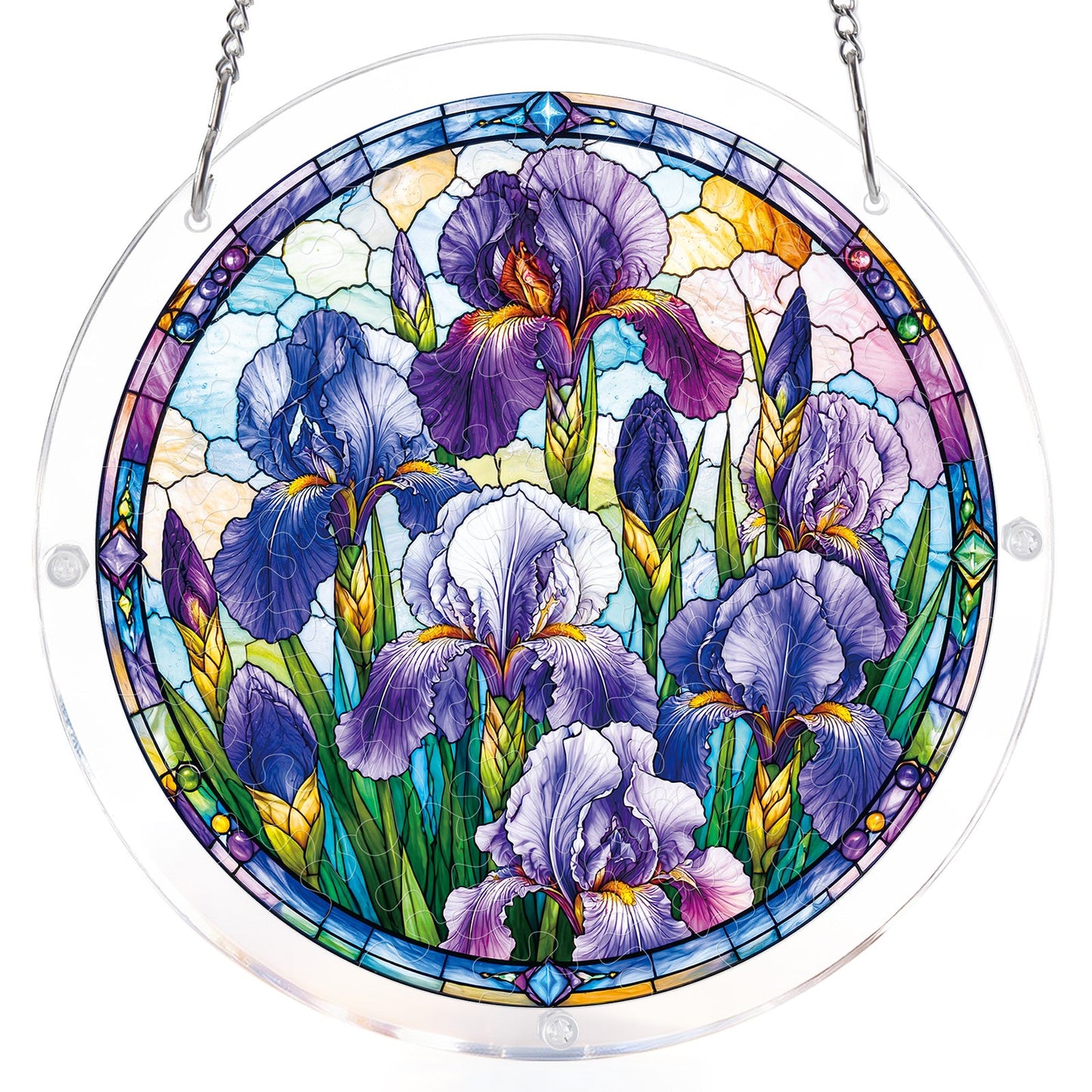 Iris Morning Light - Acrylic Window Suncatcher