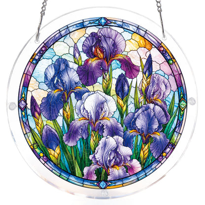 Iris Morning Light - Acrylic Window Suncatcher