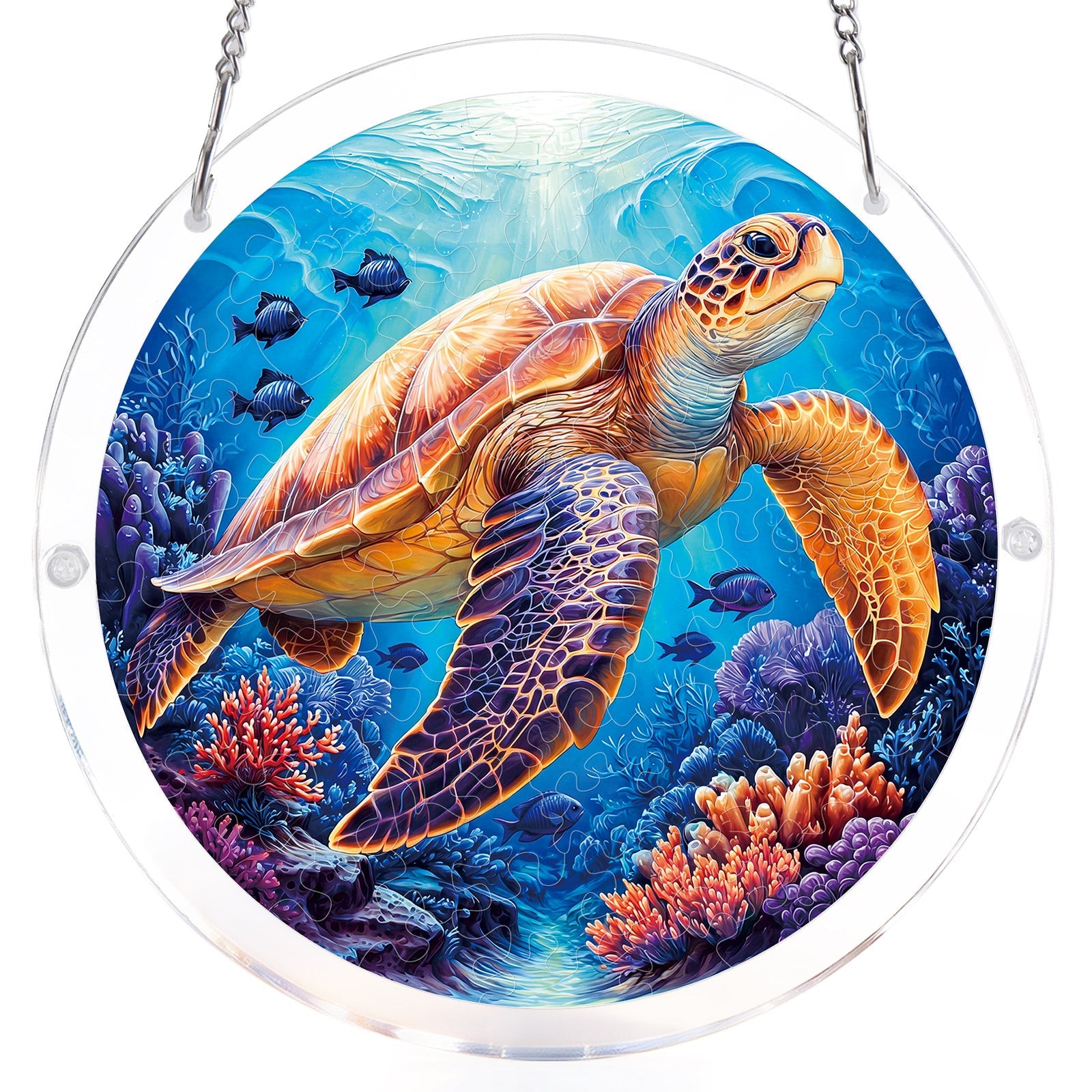 Starsea Turtle - Acrylic Window Suncatcher
