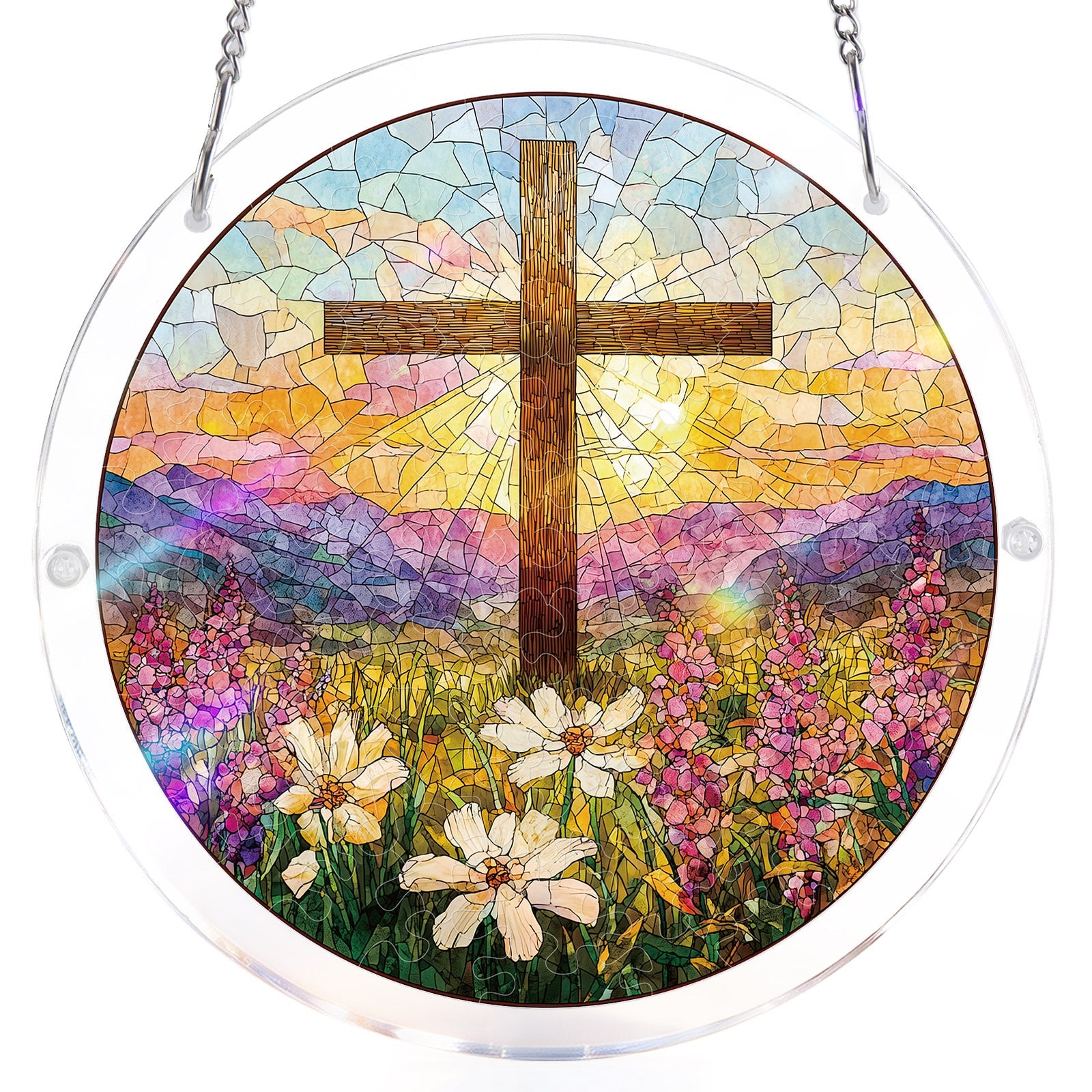 Garden of Holy Light - Acrylic Window Suncatcher