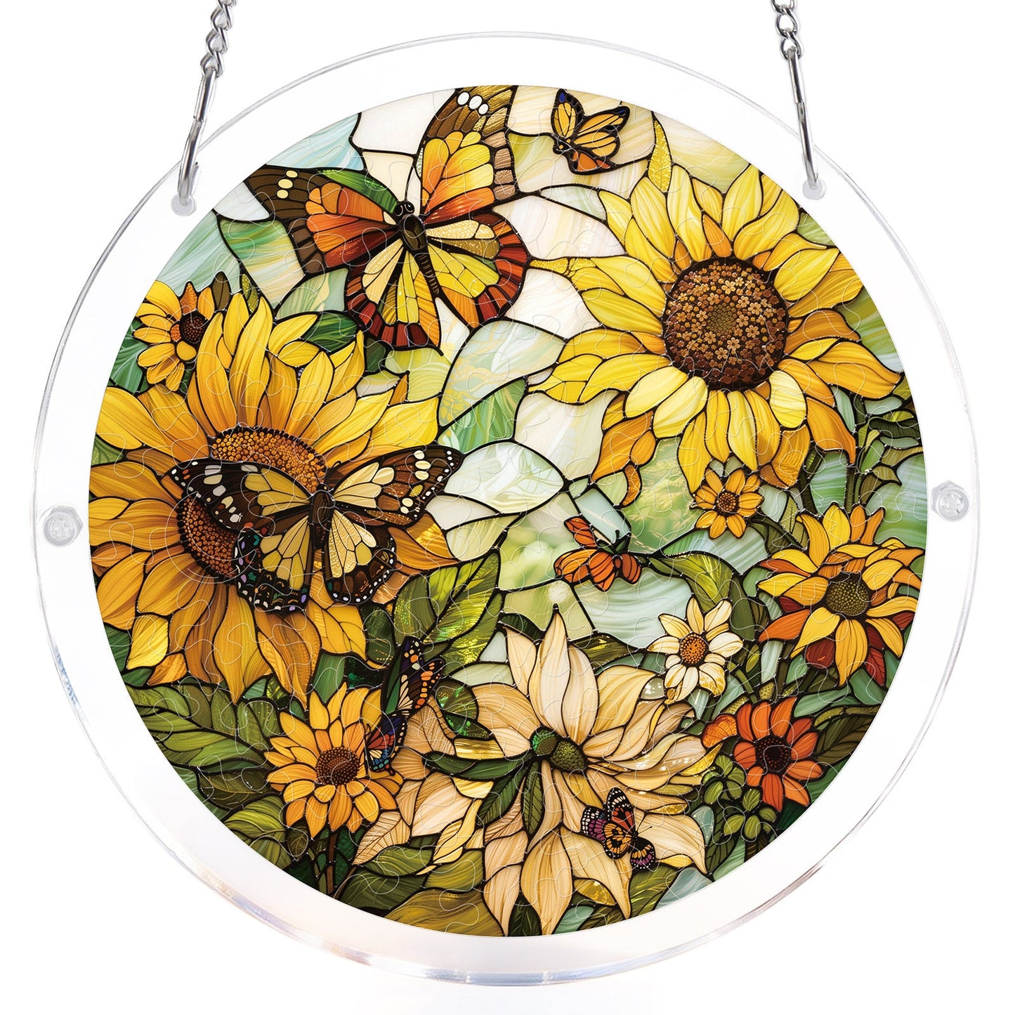 Sunflower Whispers - Acrylic Window Suncatcher
