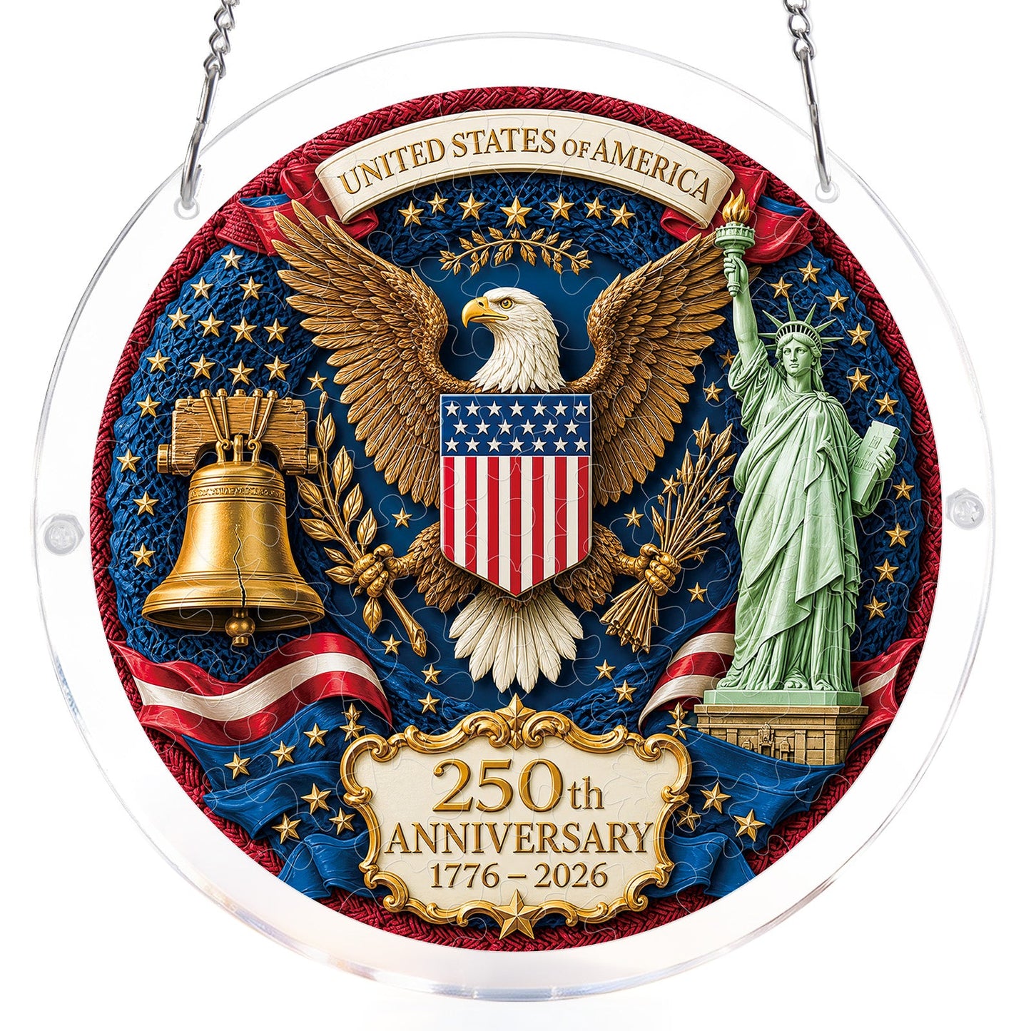 Glory of America - Acrylic Window Suncatcher