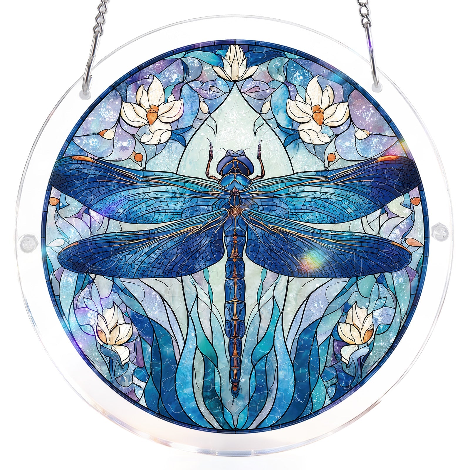 Moonlit Dragonfly - Acrylic Window Suncatcher