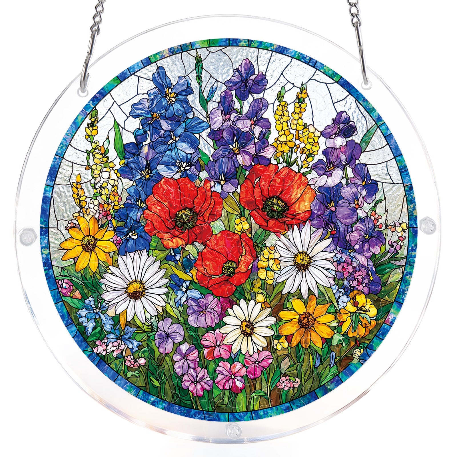 Wildflower Meadow - Acrylic Window Suncatcher