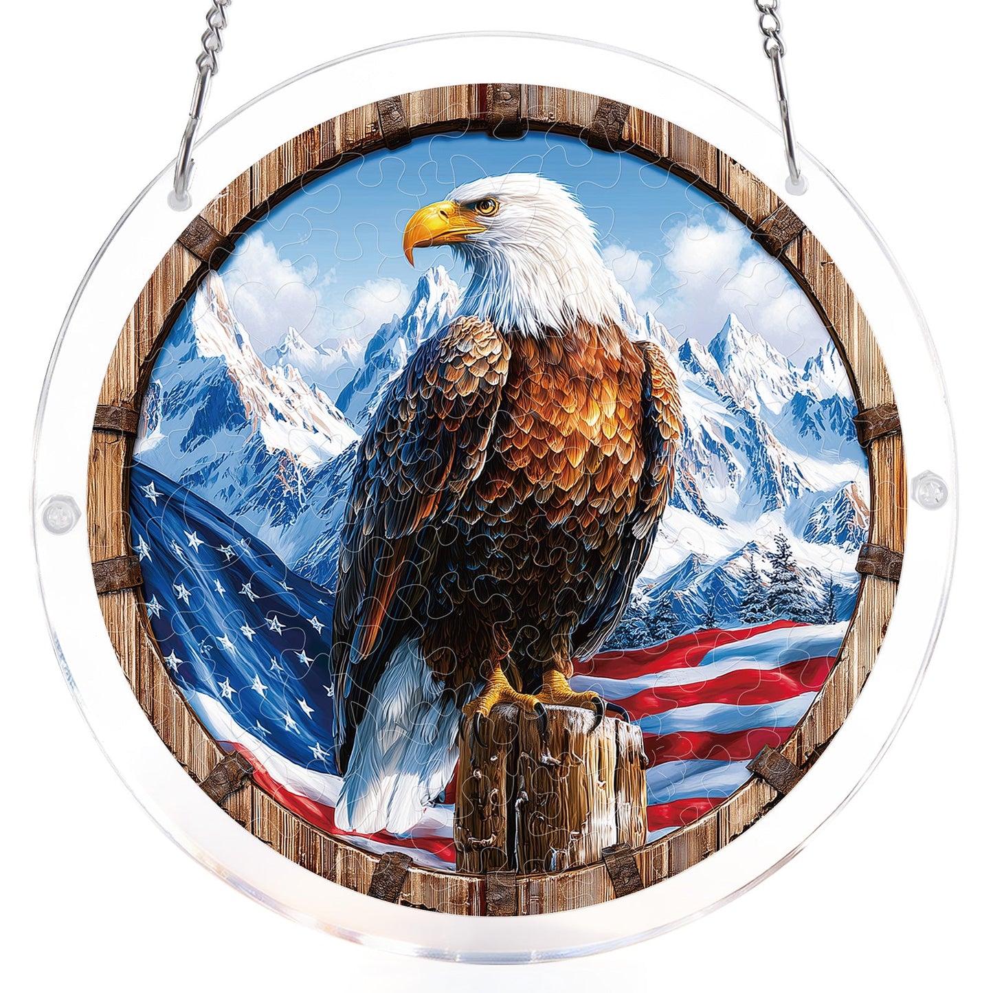 Wings of Freedom - Acrylic Window Suncatcher