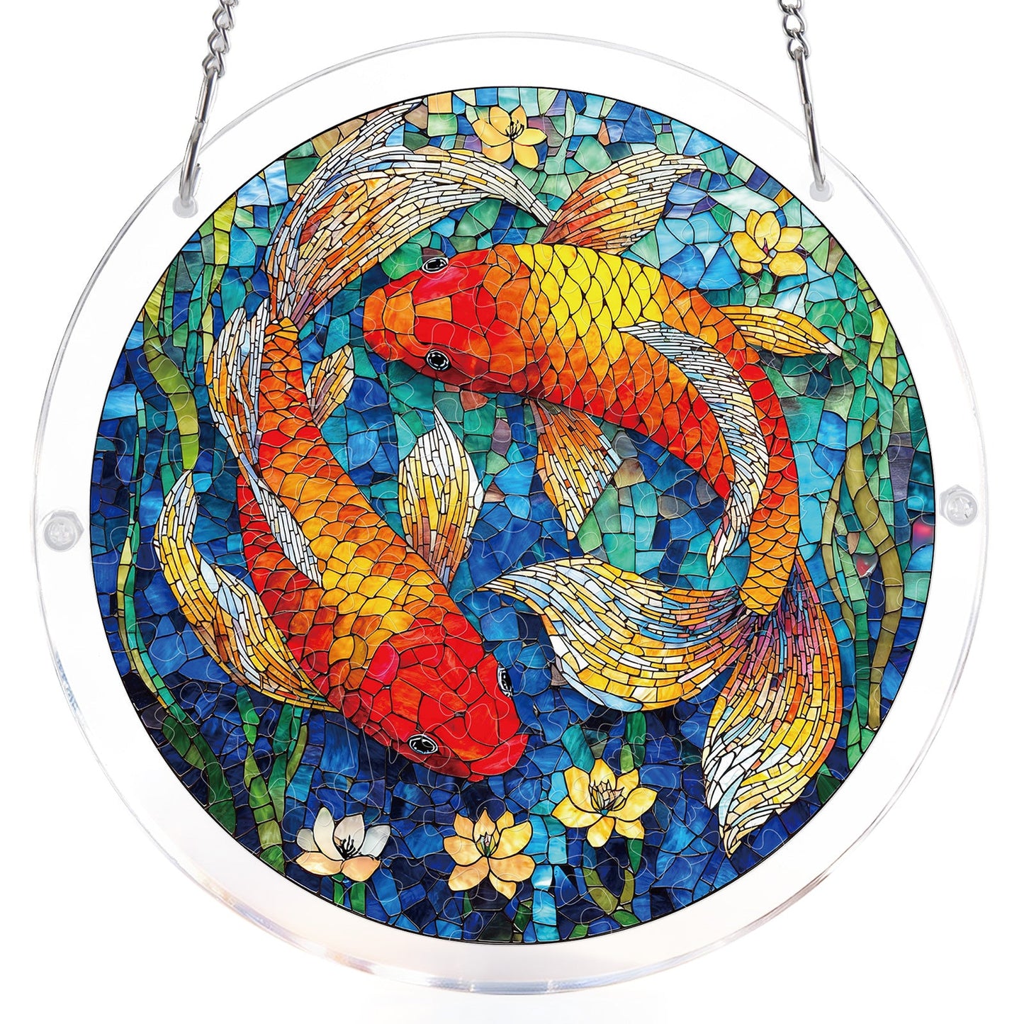 Koi Dream Pond - Acrylic Window Suncatcher