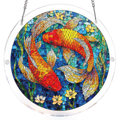 Koi Dream Pond - Acrylic Window Suncatcher