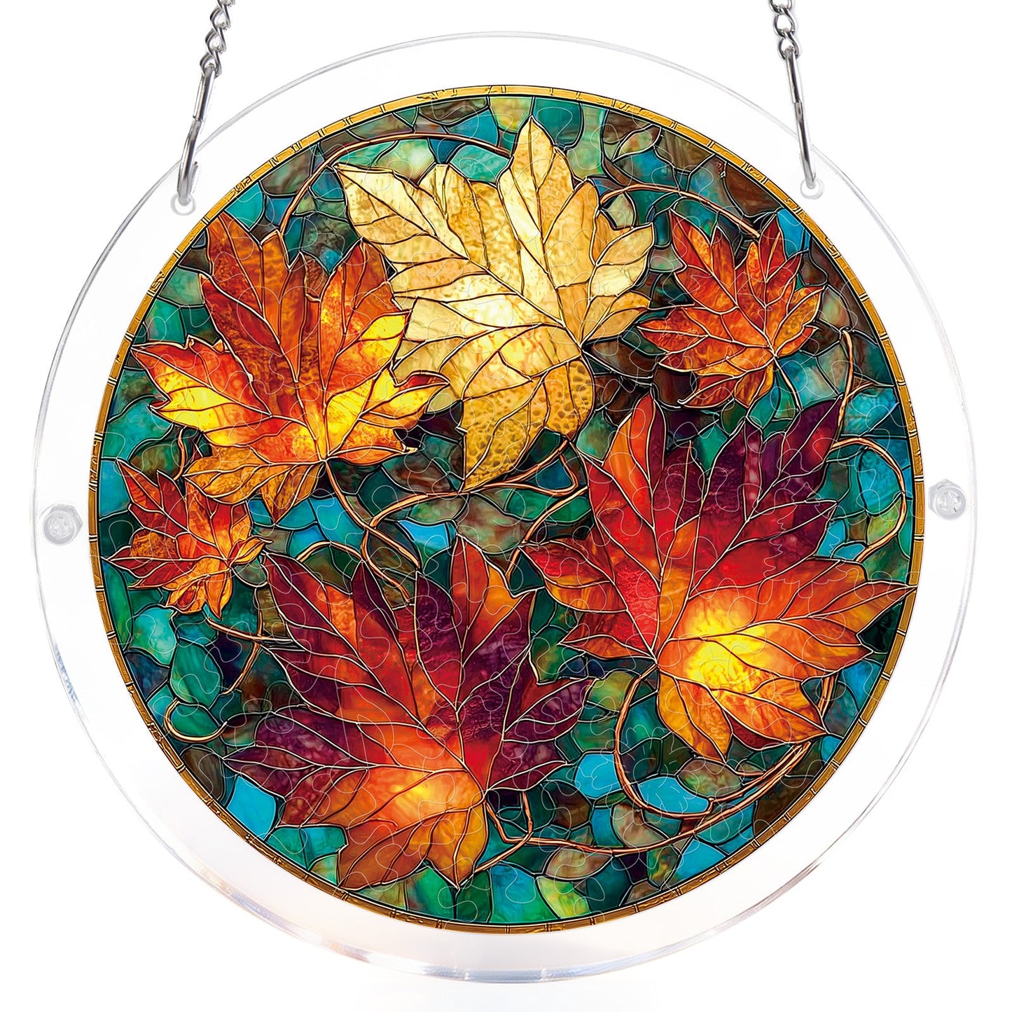 Golden Maple - Acrylic Window Suncatcher