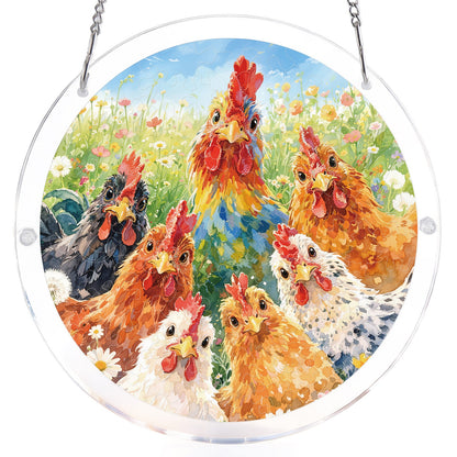 Morning in Bloom - Acrylic Window Suncatcher