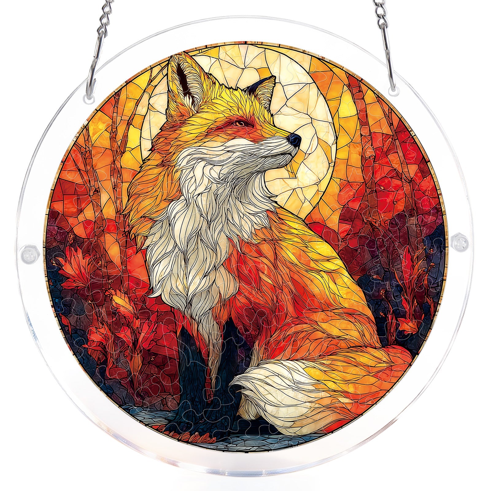 Fox Glow - Acrylic Window Suncatcher