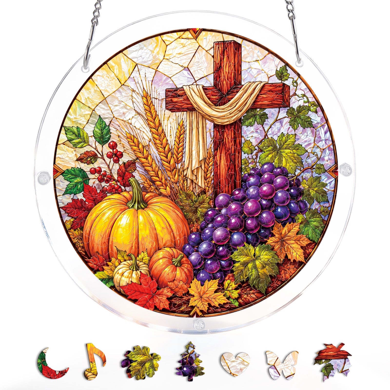 Harvest Blessings - Acrylic Window Suncatcher