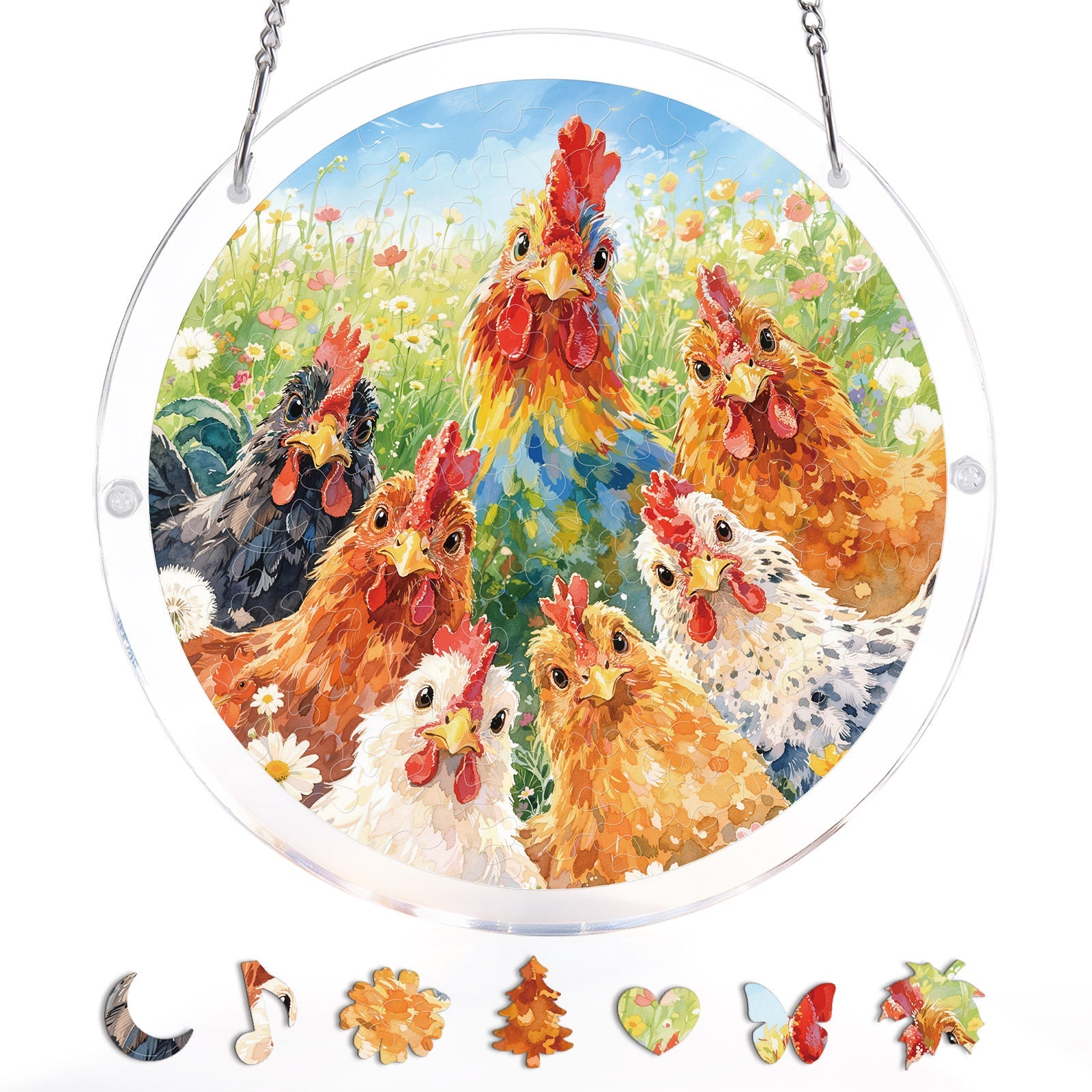 Morning in Bloom - Acrylic Window Suncatcher