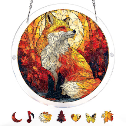 Fox Glow - Acrylic Window Suncatcher