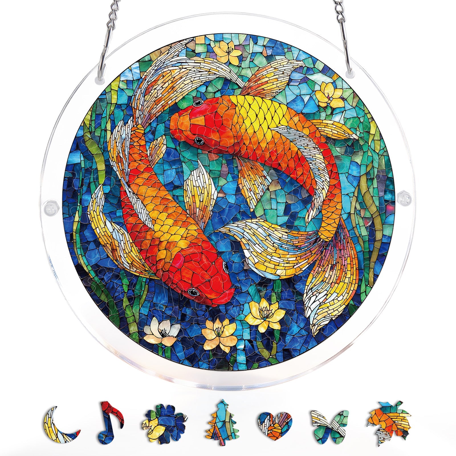 Koi Dream Pond - Acrylic Window Suncatcher