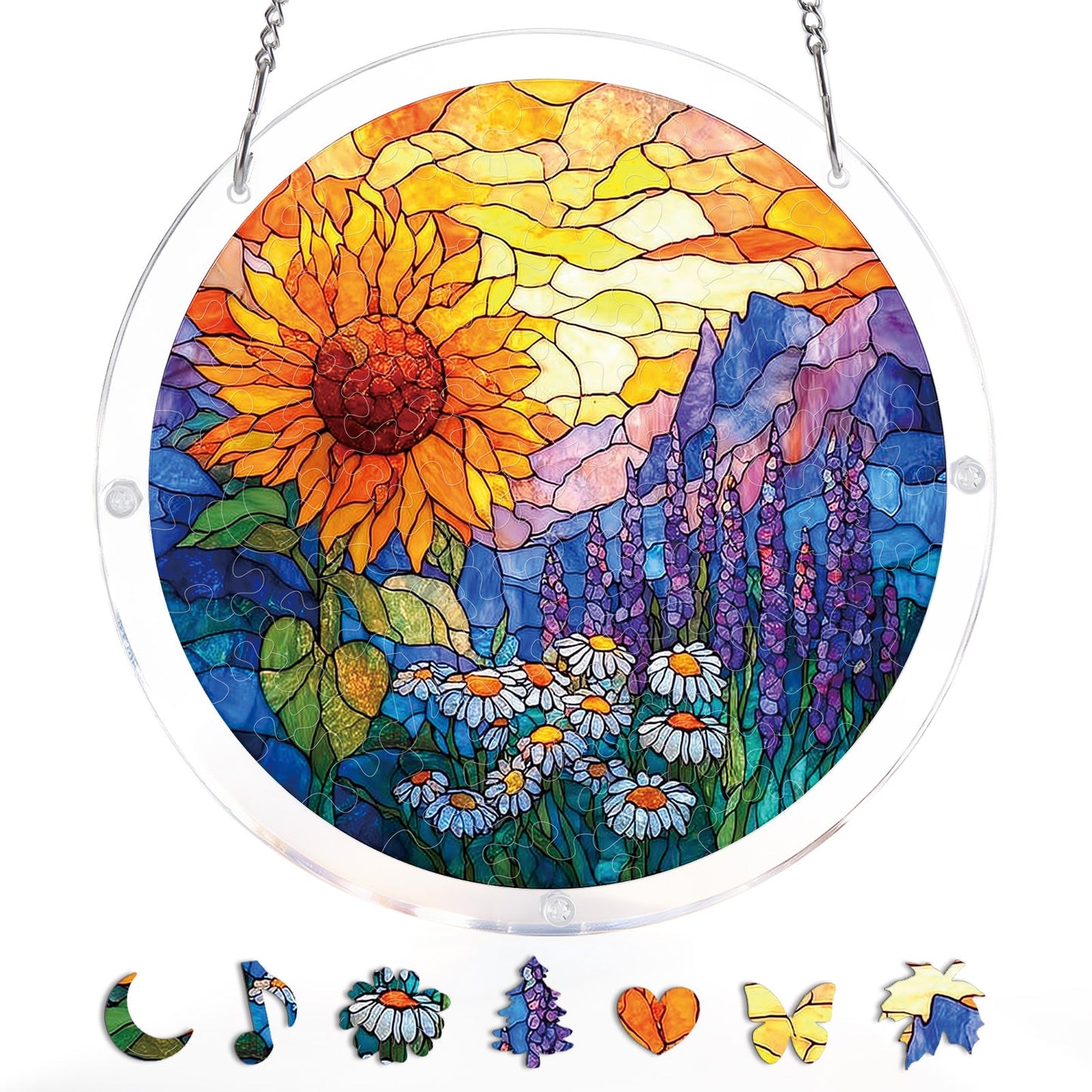 Sunflower Meadow - Acrylic Window Suncatcher