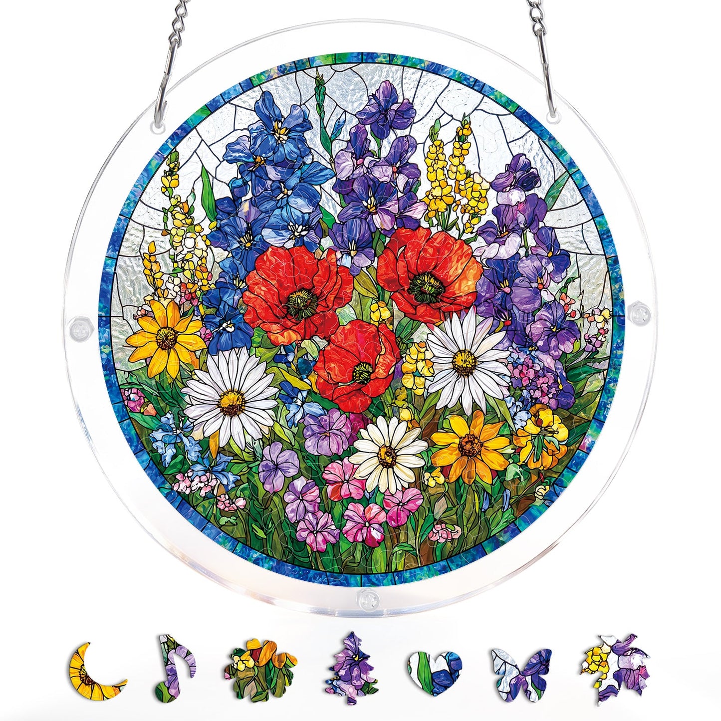 Wildflower Meadow - Acrylic Window Suncatcher