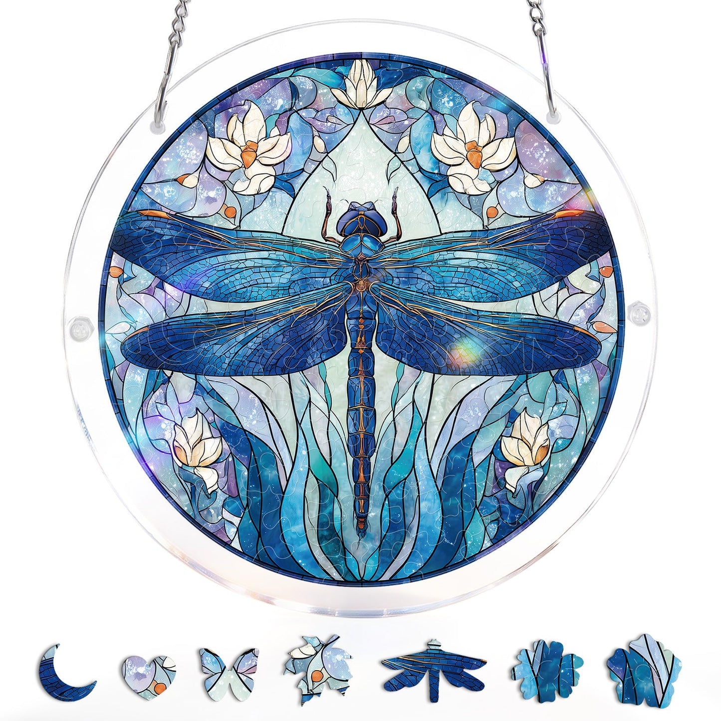 Moonlit Dragonfly - Acrylic Window Suncatcher