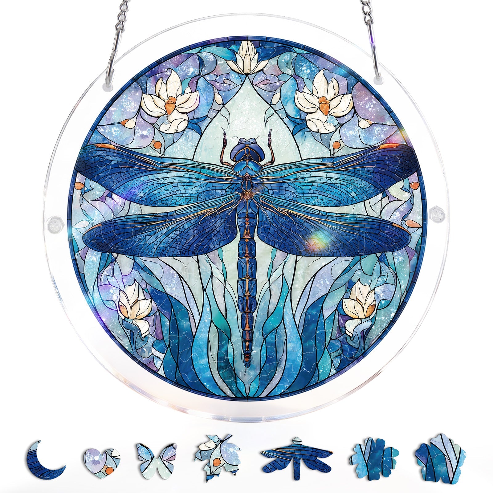 Moonlit Dragonfly - Acrylic Window Suncatcher