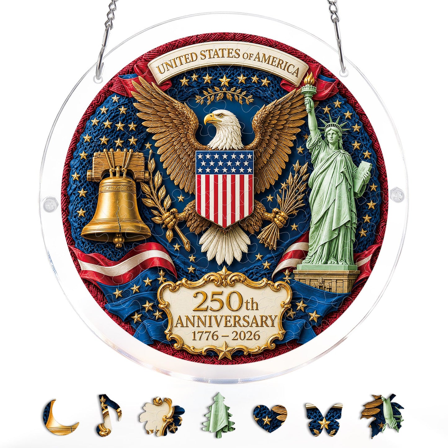 Glory of America - Acrylic Window Suncatcher