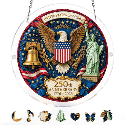 Glory of America - Acrylic Window Suncatcher