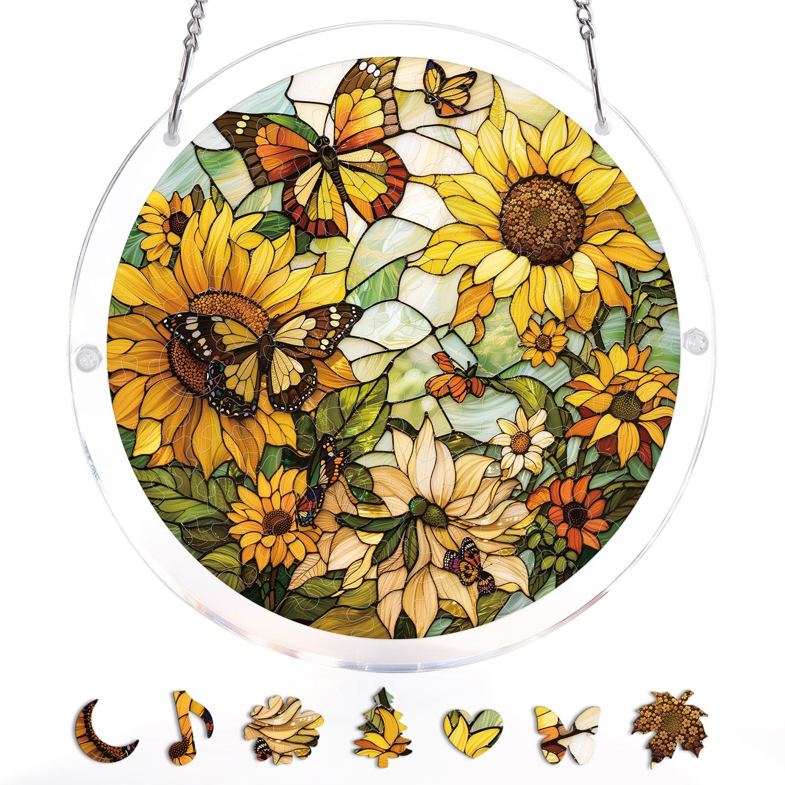 Sunflower Whispers - Acrylic Window Suncatcher