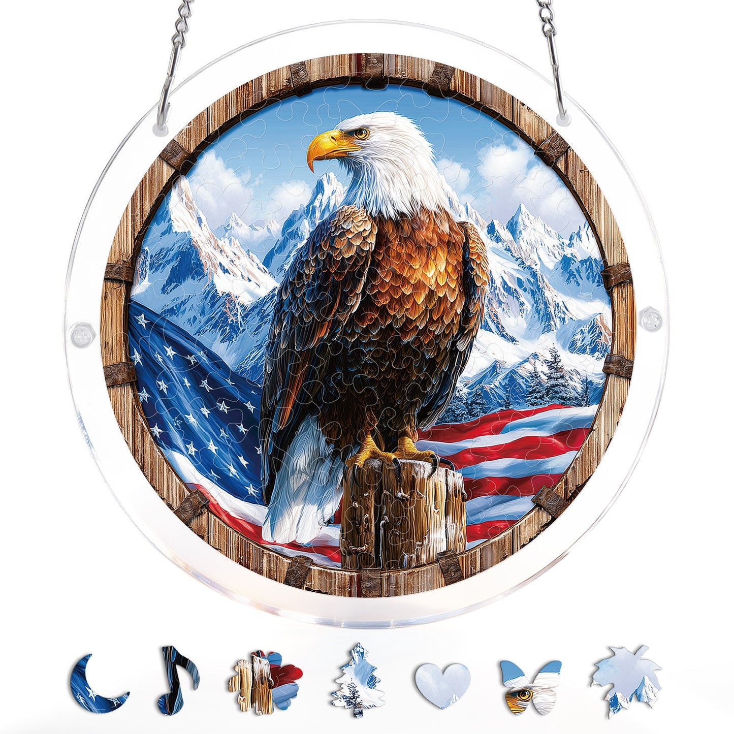 Wings of Freedom - Acrylic Window Suncatcher