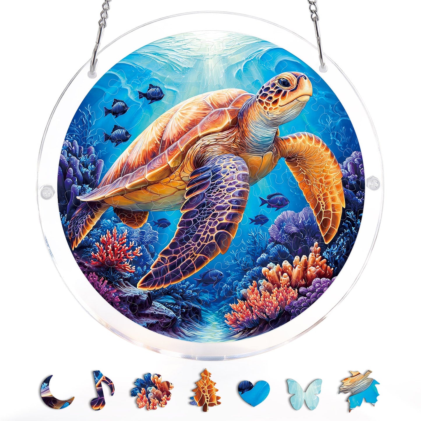 Starsea Turtle - Acrylic Window Suncatcher