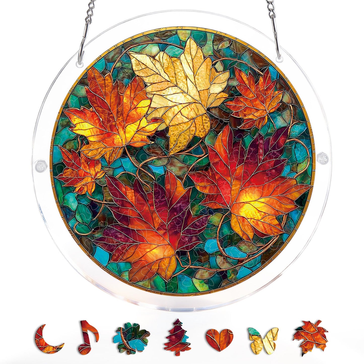 Golden Maple - Acrylic Window Suncatcher