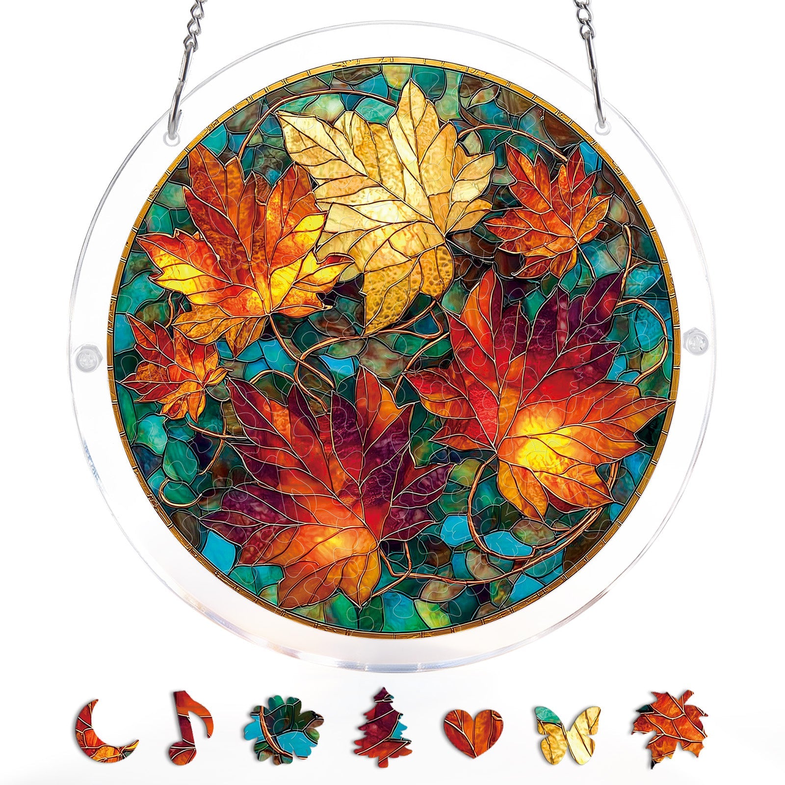 Golden Maple - Acrylic Window Suncatcher