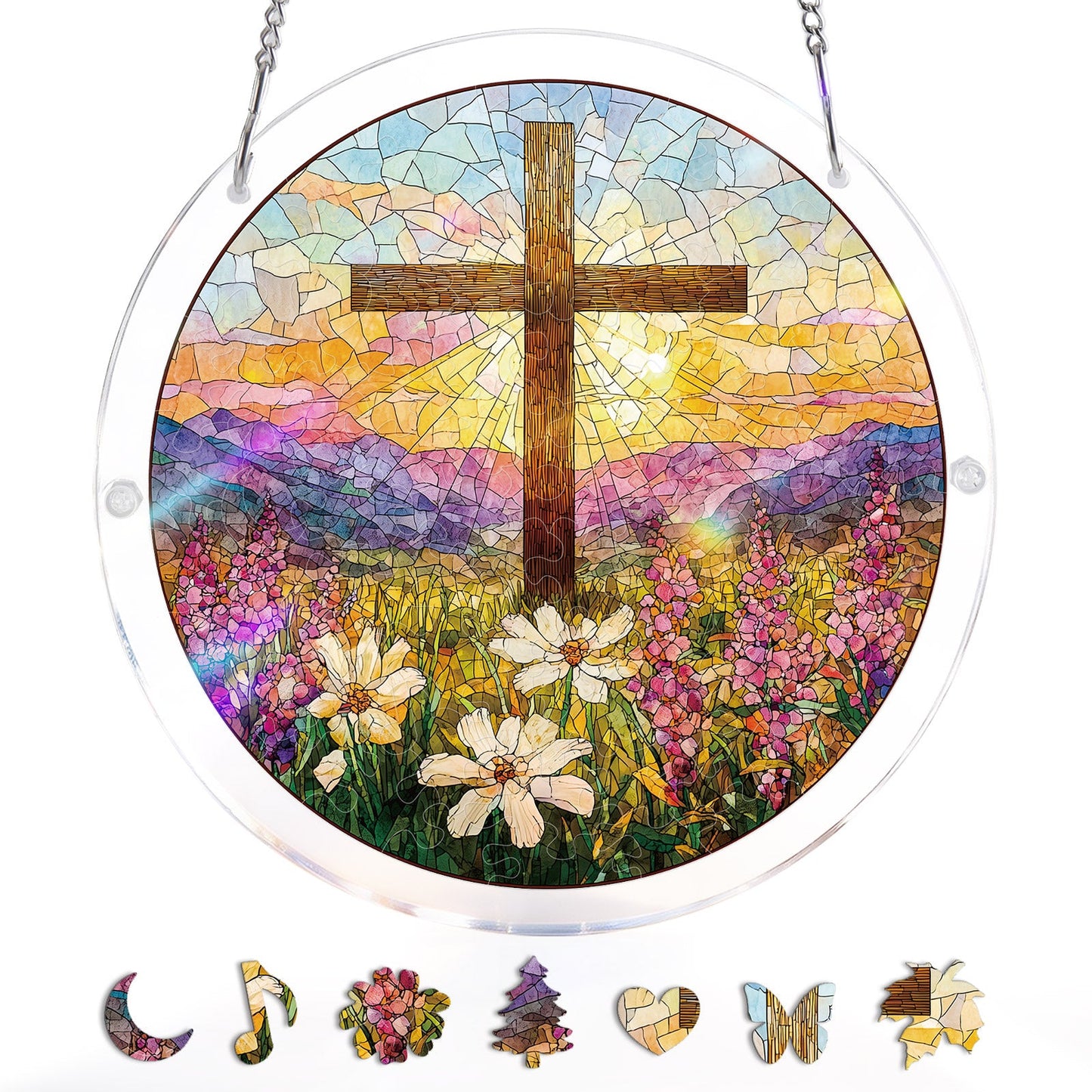 Garden of Holy Light - Acrylic Window Suncatcher