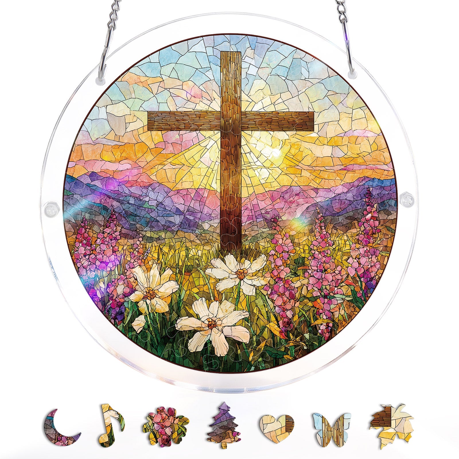 Garden of Holy Light - Acrylic Window Suncatcher