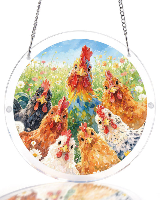 Morning in Bloom - Acrylic Window Suncatcher