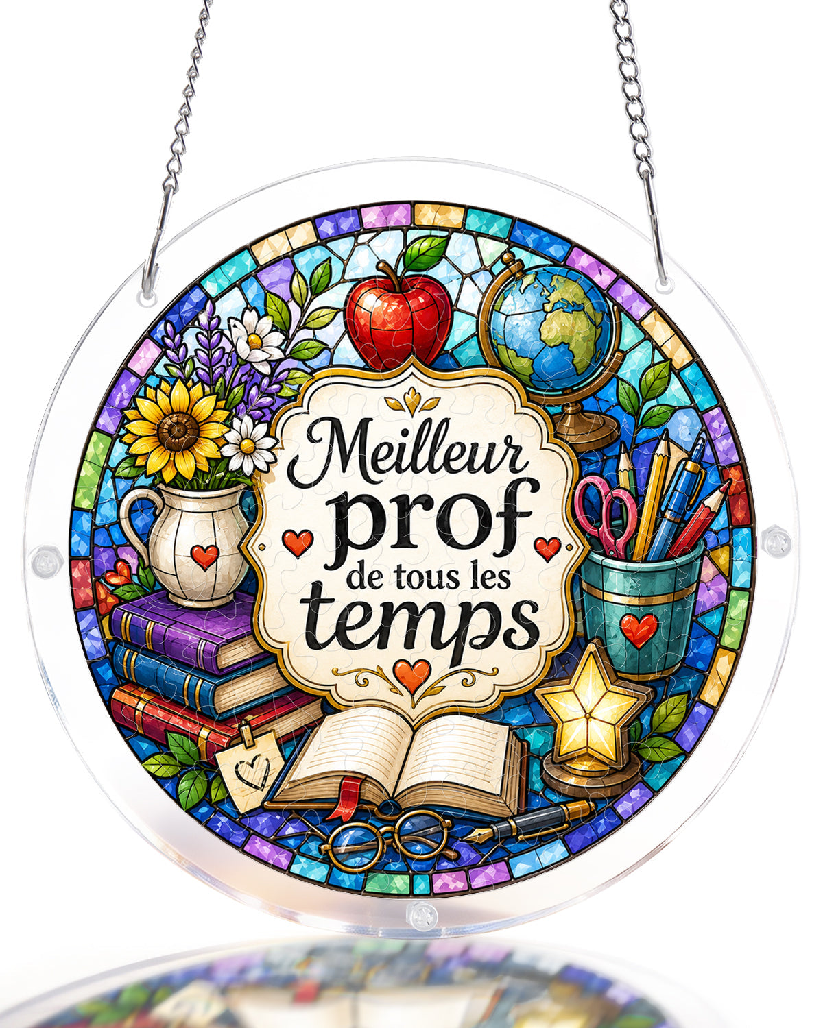 FR Male Teacher - Acrylic Window Suncatcher