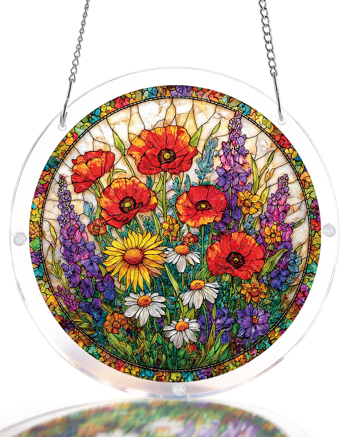 Wildflower Garden - Acrylic Window Suncatcher