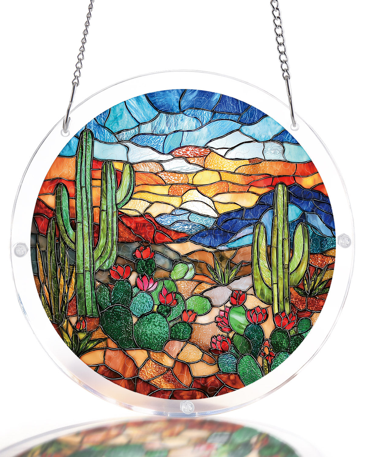 Desert Cactus - Acrylic Window Suncatcher