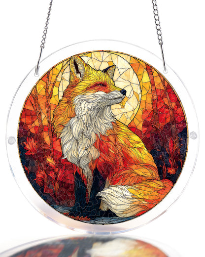 Fox Glow - Acrylic Window Suncatcher