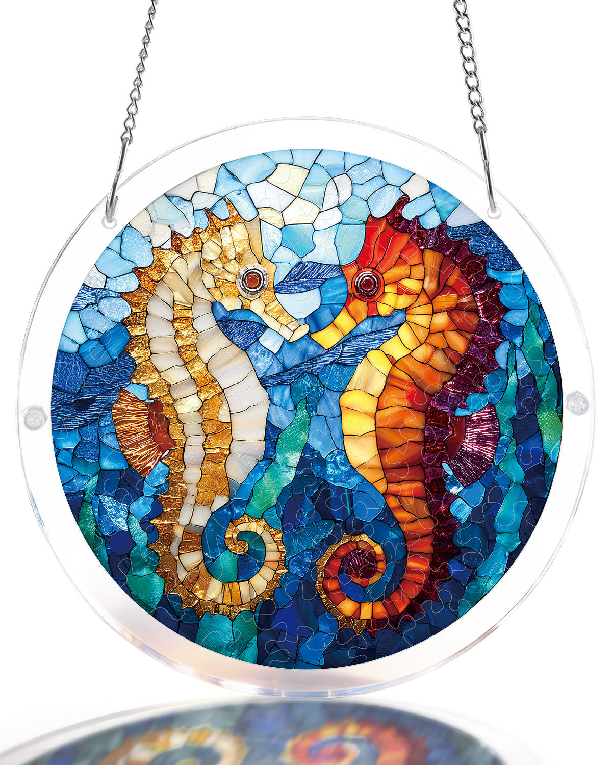 Dreamy Seahorses - Acrylic Window Suncatcher