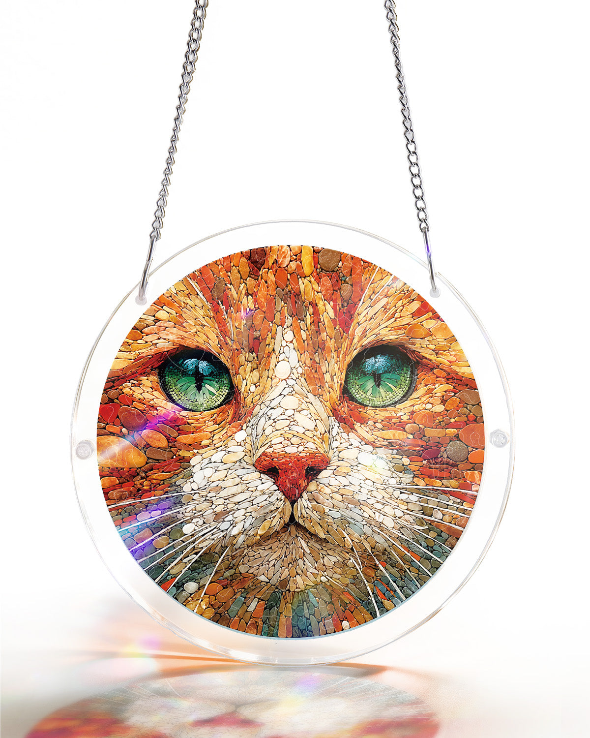 Stone Cat - Acrylic Window Suncatcher
