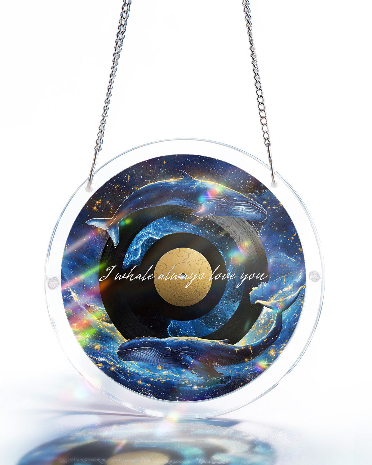 Galactic Whale Dream - Acrylic Window Suncatcher