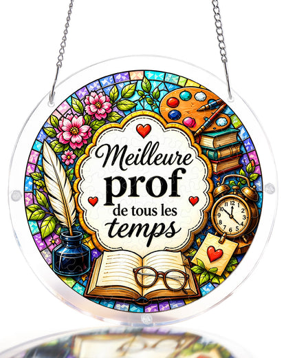 FR Female Teacher - Acrylic Window Suncatcher