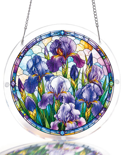 Iris Morning Light - Acrylic Window Suncatcher