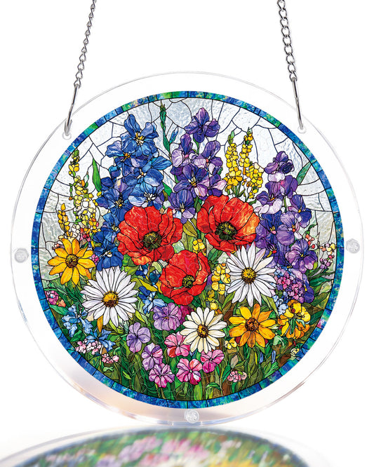 Wildflower Meadow - Acrylic Window Suncatcher