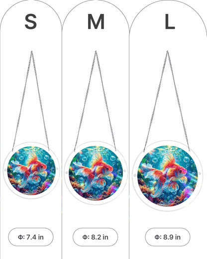 Starflame Goldfish - Acrylic Window Suncatcher