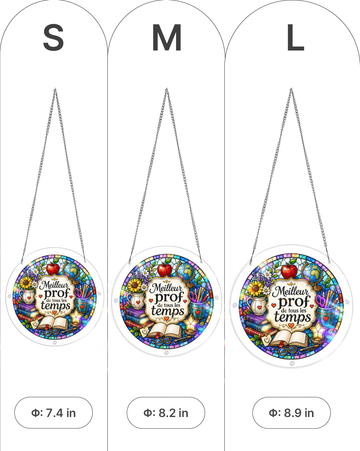FR Male Teacher - Acrylic Window Suncatcher