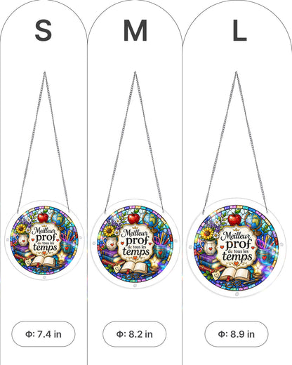FR Male Teacher - Acrylic Window Suncatcher