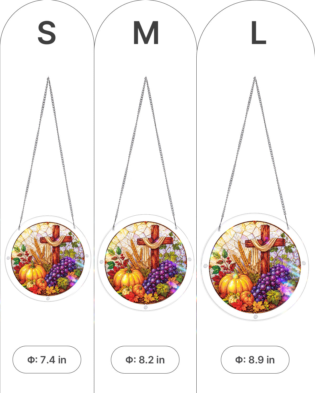 Harvest Blessings - Acrylic Window Suncatcher