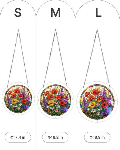 Wildflower Garden - Acrylic Window Suncatcher
